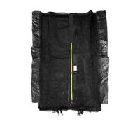 Filet de Protection pour Trampoline Ø180cm Cairns Noir avec Fermeture éclair Jaune