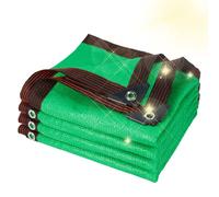 Filet de protection solaire, 1 x 6 m, tissu d'ombrage, avec œillets, pour jardin, pergola et terrasse, protection UV optimale pour l'extérieur