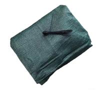 Filet de protection solaire 70 % vert avec sangles d'arrimage et matériau ABS 2 x 10 mètres (2 x 8 m)