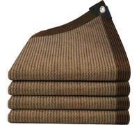 Filet de Protection Solaire Marron pour Jardin, BâChe D'Ombrage en Maille RafraîChissante Minimisant Chaleur Solaire pour Poulailler et Couverture des Cultures Agricoles(3x8 m/9.8x26 ft)