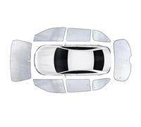 Filet De Protection Solaire pour Voiture Pare Sole Convient pour Chery Jetour Dashing 2022 2023 Pare-Soleil Protection UV Rideau Pare-Soleil Visière Pare-Brise Avant Protecteur(All 8Pcs)