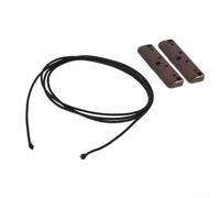 Filet de rangement anti-chute en matériau ABS avec corde de 5 m, clôture robuste pour voiture, camping-car, remorque, caravane (marron)