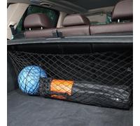 Filet de rangement élastique double couche pour coffre de véhicules qui s'adapte à la plupart des marques et modèles sans matériel de montage supplémentaire