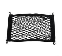 Filet de rangement élastique en maille de nylon avec crochets solides pour une fixation sûre du sac de coffre et un support de charge fiable sur moto ou scooter électrique (35 x 20 cm)
