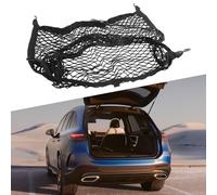 Filet de rangement élastique pour coffre de voiture - 80 x 60 cm - Extensible - Avec boucles - Pour SUV et camion - Noir - Couche unique