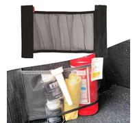 Filet de rangement élastique pour coffre de voiture avec sangles fixes pour un rangement et un transport de marchandises en toute sécurité - 20 x 35 cm - Noir