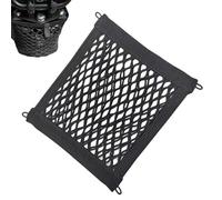 Filet de rangement en maille haute résistance pour moto | Installation facile en nylon stable pour organiser les fournitures sur les scooters, motos