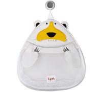 3 Sprouts - Caddie de rangement pour le bain - Dispositif de rangement pour la douche, le bébé et les jouets, Ours Polaire