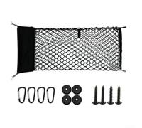 Filet de rangement pour camion 130 x 45 cm, très élastique, double couche, avec sac latéral pour organiser les bagages lors de voyages en famille