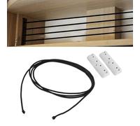 Filet de rangement pour caravane avec clôture robuste en ABS et design anti-chute, pour fixation à vis pour une organisation sûre dans les camping-cars, remorques et pour Motorhofor Mes, comprend une