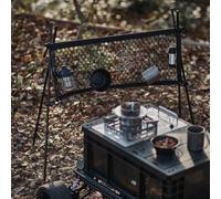 Filet de rangement pour coffre de voiture en nid d'abeille avec construction en nylon et anneaux de fixation sécurisés (grande taille)