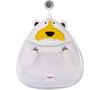 3 Sprouts - Caddie de rangement pour le bain - Dispositif de rangement pour la douche, le bébé et les jouets, Ours Polaire