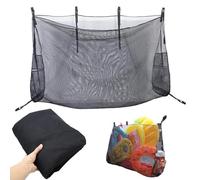Filet De Rangement pour Piscine, Filet De Rangement À Suspendre, Filets De Clôture Extensible Balles Gonflables Radeaux Flotteurs Porte-Jouets, Grand Sac De De Plage Engrenages De Natation Sac De
