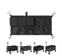 Filet de rangement pour poussette - Filet de rangement réglable - Tissu Oxford 600D - Design double couche - Sac polyvalent pour le camping, les aventures en plein air, le shopping