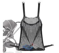 Filet de Rangement pour Poussette - Organisateur de Poussette | Sangles réglables, conteneur de Grande capacité pour collations, Couches, Filet de Chargement, Accessoires de Poussette