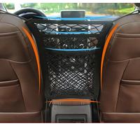 Filet de Rangement pour siège Auto pour AMG GLA 35 4MATIC / AMG GLA 45 S 4MATIC+ / AMG GLS 63 4Matic+ 2020-2023, Élastique, Stockage Entre Sièges Ranger Plus de Choses,F Three Floors-SUV