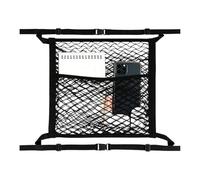 Filet de rangement pour siège de voiture - Filet de rangement élastique | Double couche - Filet élastique - Rangement polyvalent - Design sûr - Gain de place - Accès facile - Véhicule