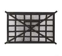 Filet de rangement pour toit de voiture 90 x 65 cm avec poches zippées sangles croisées réglables pour SUV, camionnette, Jeep, voyage, camping
