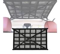 Filet de Rangement pour Toit de Voiture pour Honda Clarity PHEV 2018-2021, Organisateur de Plafond avec Pochettes Zippées Idéal,Black-Small