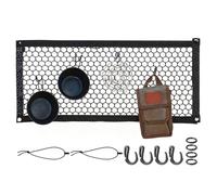 Filet de Rangement SUV | Poche organisatrice de Bagages en Mesh | Organisateur de Bagages Auto à Mailles - pour Camion SUV Camping-Car Pick-up Van Berline Camping Quotidien Tout-Terrain