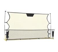 Filet De Rebond De Football Noir/Jaune 183x85x120 Cm Polyester Vidaxl Vidaxl