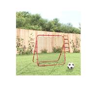 vidaXL Filet de rebond réglable 96x80x96 cm Acier et PE – Entraînement football/baseball