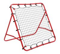 Filet de rebond de football - vidaXL - Réglable - 100x100 cm - Blanc