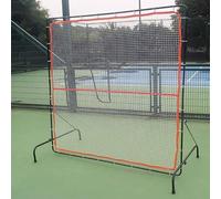 Filet de rebond de tennis - Cadre en acier portable, assemblage facile, idéal pour l'entraînement en solo et une utilisation en extérieur dans le jardin