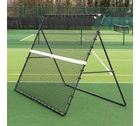 Filet de rebond de tennis portable avec sac de transport, rebond d'entraînement autonome pour exercices de volleyball et de tennis, facile à assembler