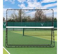 Filet de rebond de tennis portable avec sac de transport, rebond d'entraînement autonome pour exercices de volleyball et de tennis, facile à assembler