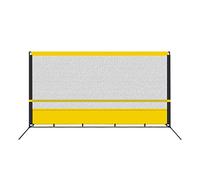 Filet de rebond de tennis portable pour entraînement intérieur et extérieur, idéal pour les coups de sol et les entraînements de volley