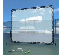 Filet de rebond de tennis pour la pratique, mur d'entraînement durable pour le tennis et le pickleball, parfait pour l'entraînement dans le jardin et le court