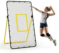 Filet De Rebond De Volley-Ball 7x4 ft, Filet De Rebonds équipement d'Entraînement De Volley-Ball, Multi-Angle, Idéal pour La Salle De Gym à Domicile Et à l’Extérieur