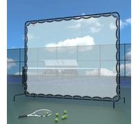 Filet de rebond d'entraînement solo pour tennis, baseball, hockey, crosse | Filet de rebond d'entraînement personnel pour tous les niveaux de compétence | Entraîneur sportif à retour automatique