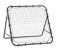 Filet de rebond - HOMCOM - angle réglable et 20 cordes élastiques pour entraînement de football, tennis, handball - métal - noir