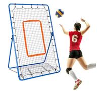Filet de Rebond pour Volley-Ball, 180x110cm Réglable sur 5 Angles Volleyball Rebounder Équipement d'Entraînement pour Volley-Ball avec Filet en PE pour l'Entraînement Les Piqûres et Les Chocs