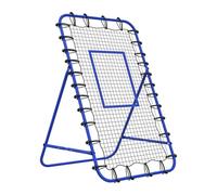 Filet de rebond pour volleyball - 2,1 x 1,2 m - Multi-angle - Réglable - Avec piquets métalliques solides - Filet de football - Filet de volleyball - Filet de basketball