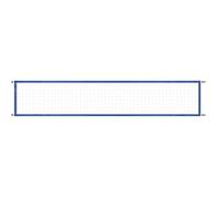 Filet de rechange pour piscine Volleyball Net, portable de 15 x 3 pieds, accessoires de sport lourds de rechange pour piscine extérieure