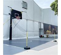 Filet de retour de basket-ball avec rotation réglable à 90° pour une meilleure défense de l'air, parfait pour la pratique du rebond dans la cour, la maison et les zones résidentielles