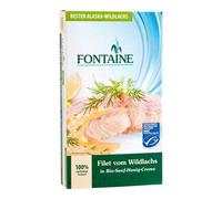 Filet de saumon sauvage - Crème de moutarde et de miel 200g