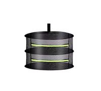 Filet de Séchage Pliable En Couches, Filet De Séchage D'herbes, Filet De Séchage Pour Sécher Les Herbes, Les Pétales De Fleurs,Les Pousses De Bambou, Les Petits Poissons Séchés (Noir-2 Couches)
