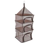 Filet de Séchage Suspendu, Support de Séchage Pliable à 4 Couches, Filet de Séchage Portable en Maille pour Poissons, Légumes, Vaisselle, Fruits, Accélère la Vitesse de Séchage,