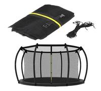 Filet de sécurité de rechange pour trampoline | Grand filet de protection résistant aux intempéries pour jardin, terrasse