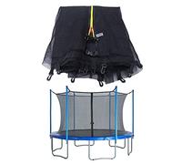Filet de sécurité de rechange pour trampoline rond à 6 poteaux - Ajustement universel - Accessoire de trampoline sécurisé