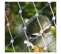 Filet de sécurité en Acier Inoxydable 304, Filet Flexible en Corde de 5 cm/2 mm pour Balcon et Jardin, Protection des Aires de Jeux, résistant aux Chocs, 1 x 7 m (3,3 x 23 pi), Filet d'extér