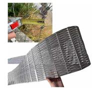 Filet de sécurité en acier inoxydable 304 pour rampes et escaliers - 5 cm/1,5 mm - Protection de câble flexible - 2,5 x 20 m