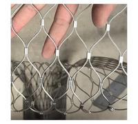 Filet de sécurité en acier inoxydable pour balcon, 3 cm/1,2 mm, clôture de poulailler, 0,6 x 26 m, filet de protection durable pour une utilisation en extérieur