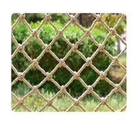 Filet de sécurité en corde de chanvre et treillis pour plantes - Protection de jardin, décoration extérieure, maison, esthétique, support d'escalade pour plantes et fleurs