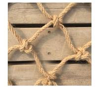 Filet de sécurité en jute et chanvre pour escalade intérieure et extérieure - 6 mm d'épaisseur 6 cm d'espacement parfait pour les enfants et respectueux de l'environnement (3 x 6 m)
