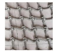 Filet de sécurité Escalade Terrain de Jeu Échelle de Corde de Roche Ensembles d'oscillation Grimper Le Filet en Nylon pour Les patios extérieurs Rampes (Color : 8mm-8cm, Size : 1X3m/3.3X9.8ft)